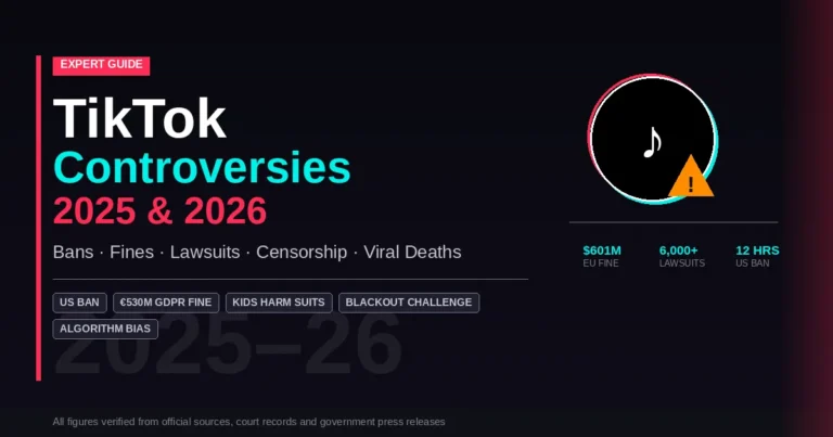 TikTok controversies 2025 and 2026 — expert guide covering the US ban, EU fines, lawsuits, and censorship accusations